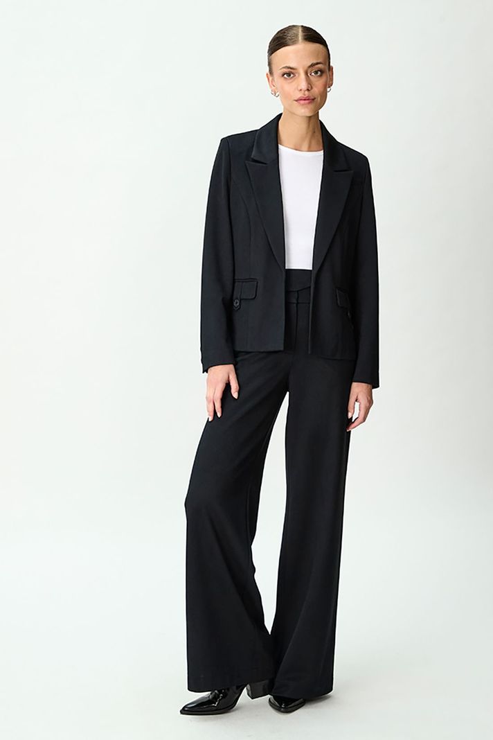 Blazer Liso Negro 16020125058102-3