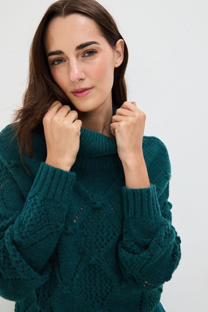 Sweater Liso Verde Oliva 18104125005107-1