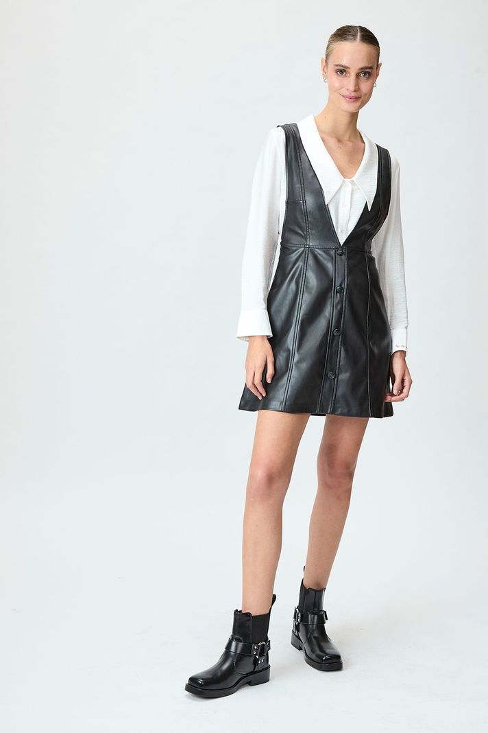 Vestido Liso Negro iO 13020125051102-0