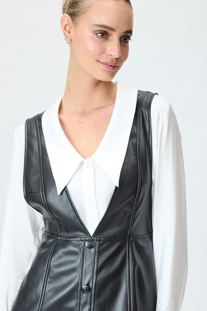 Vestido Liso Negro iO 13020125051102-1