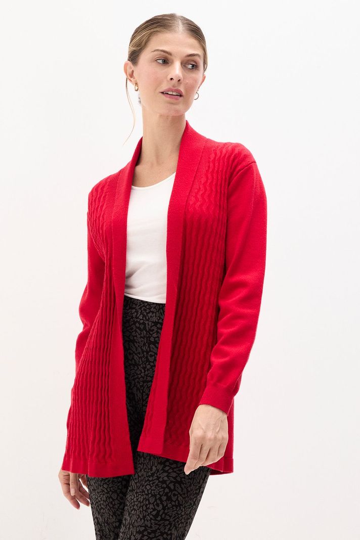 Tejido Abierto Liso Rojo 18002125052103-0