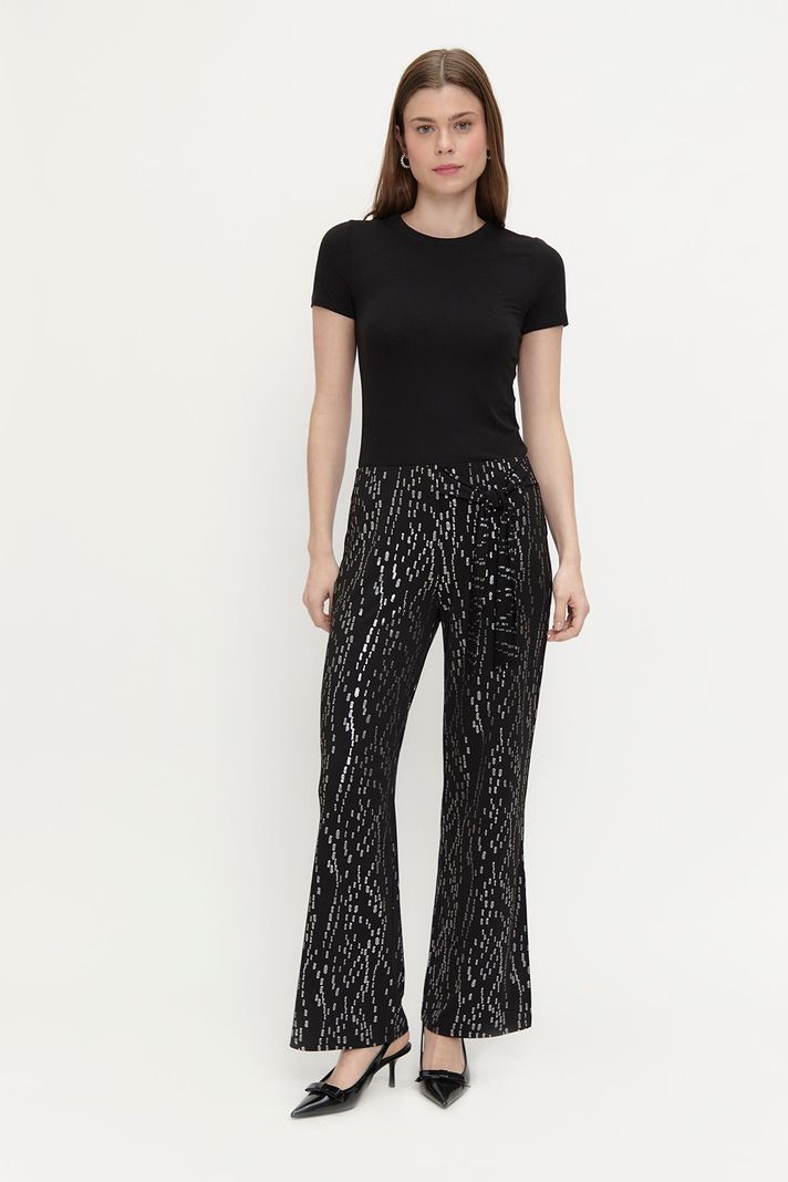 Pantalon Night Elasticado Negro Ash 11107224053102-0