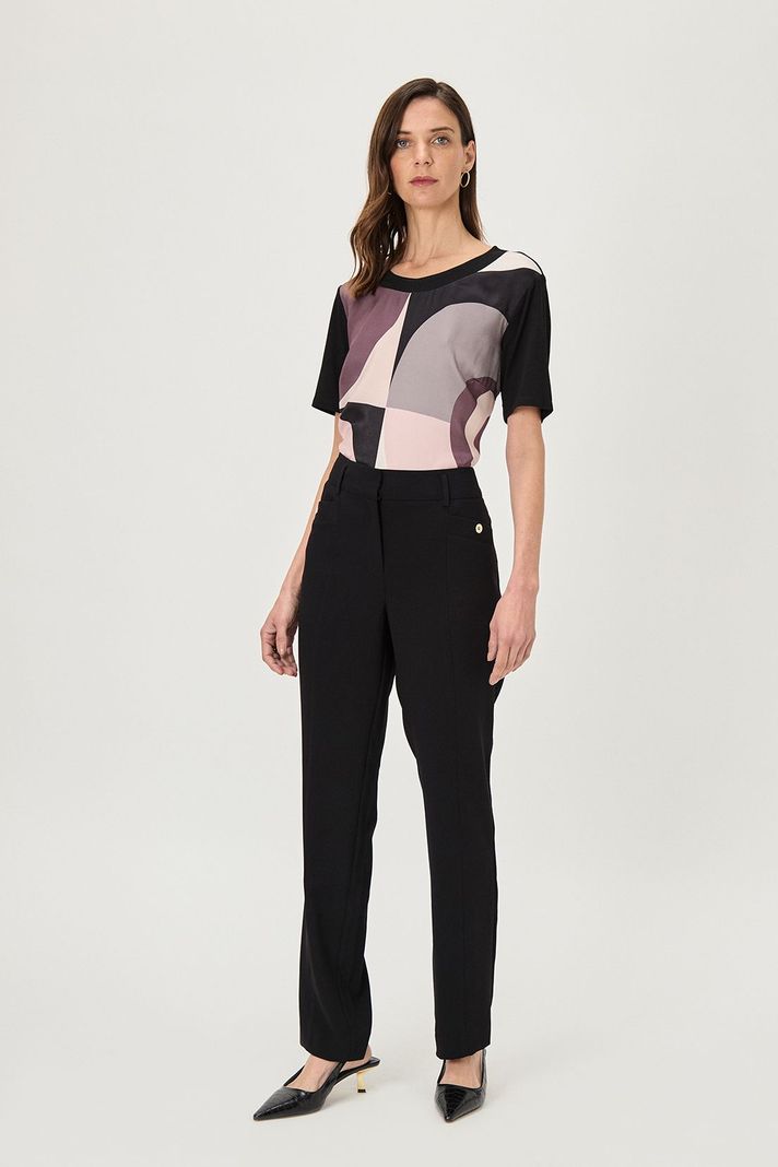 Pantalon Cortes Negro Ma Griffe 11002224057102-0