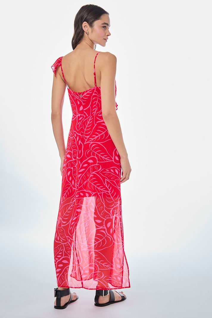 Vestido Fantasia Largo Rojo iO 13520224003103-4