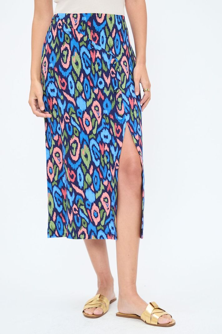 Falda Fantasia Larga Azul iO 12420224050134-2