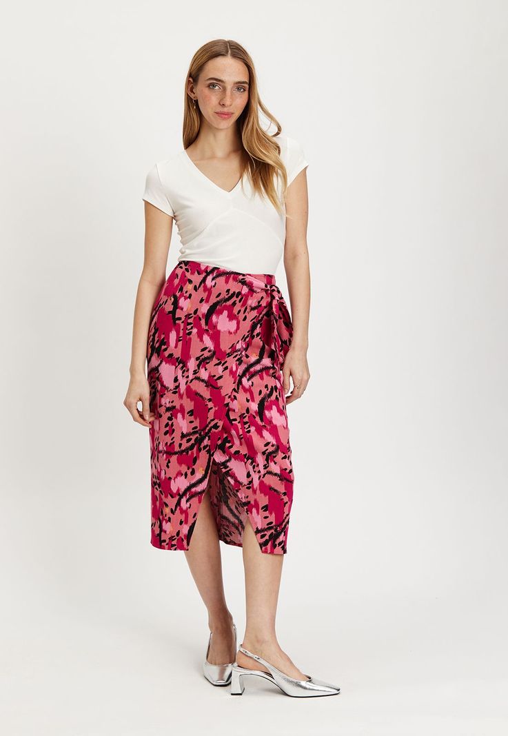 Falda Fantasia Larga coral iO 12420224001133-0