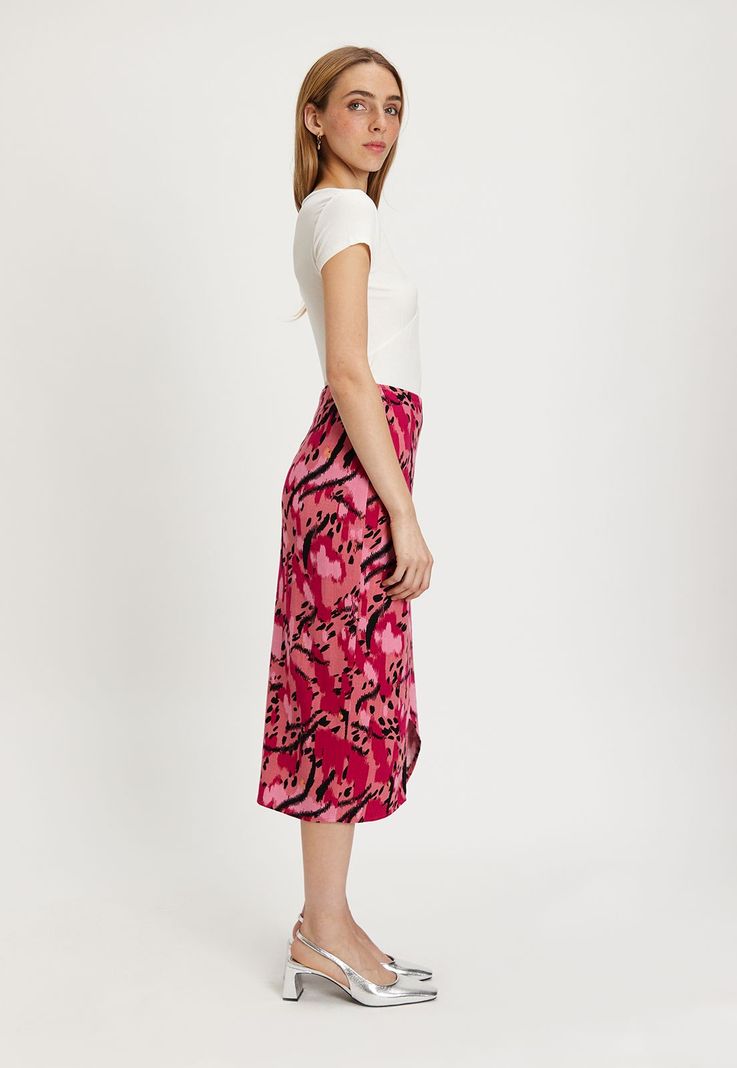 Falda Fantasia Larga coral iO 12420224001133-2