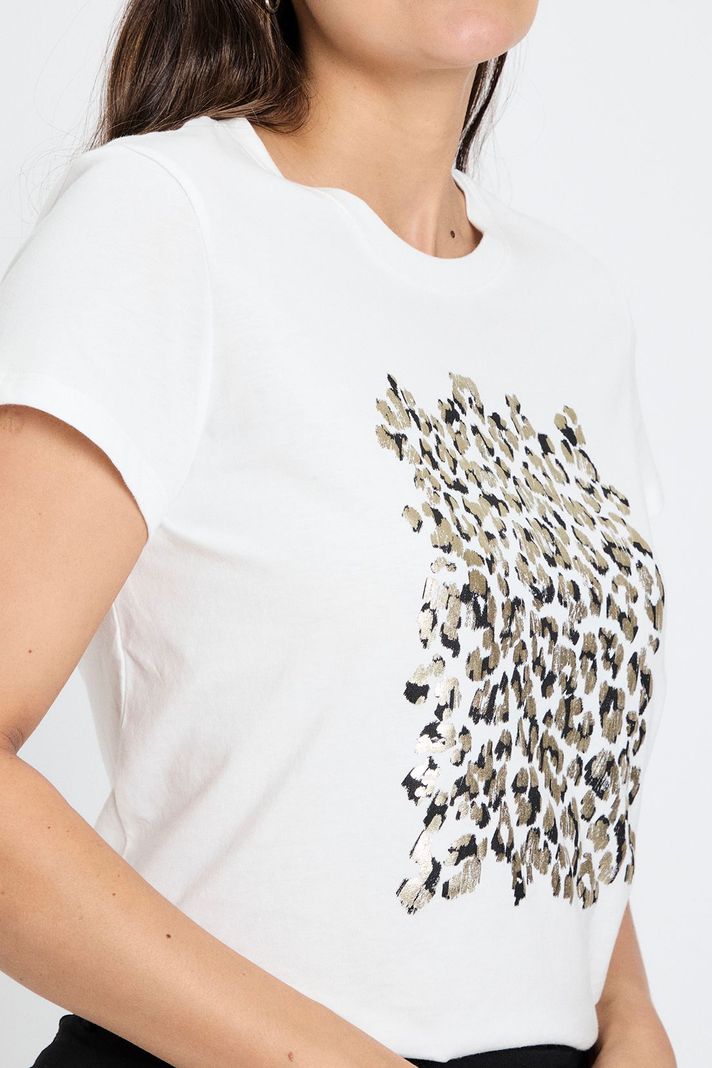 Polera Estampado Focalizado Crudo Ash 14607224052105-0