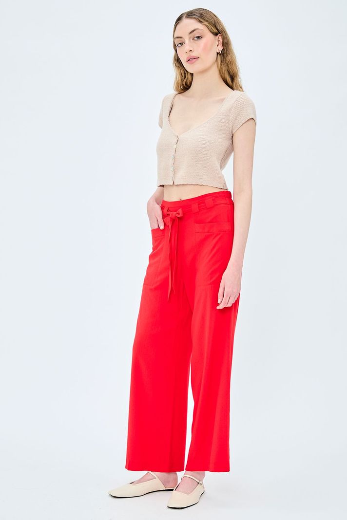 Pantalon Liso Rojo iO 11020224056103-3