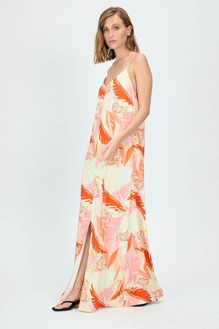 Vestido Fantasia Largo Rosado Ash 13504224002123-3