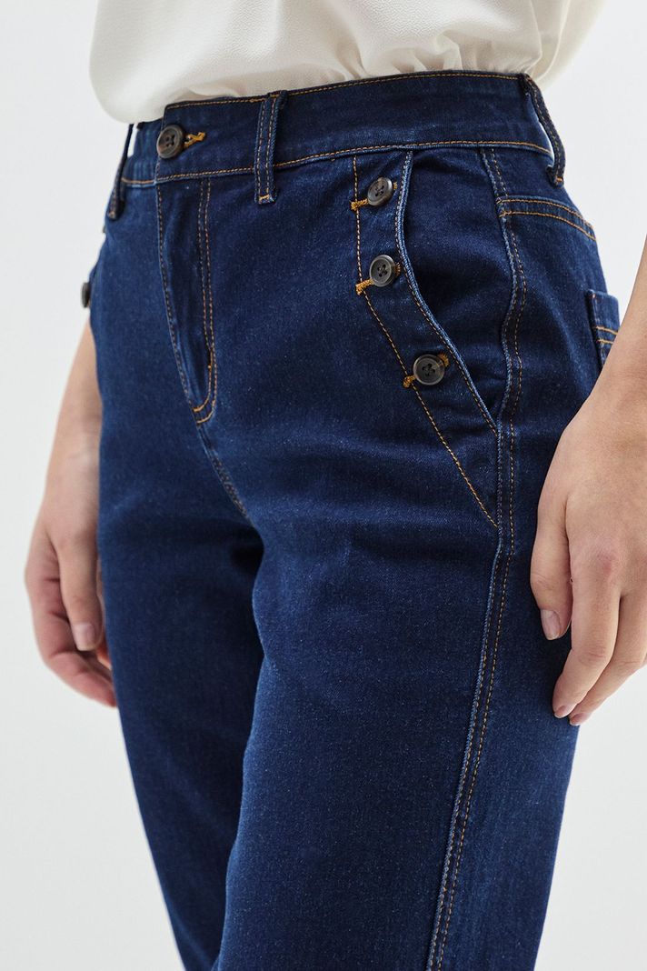 Jeans Crop Azul Ma Griffe 11302125001104-2