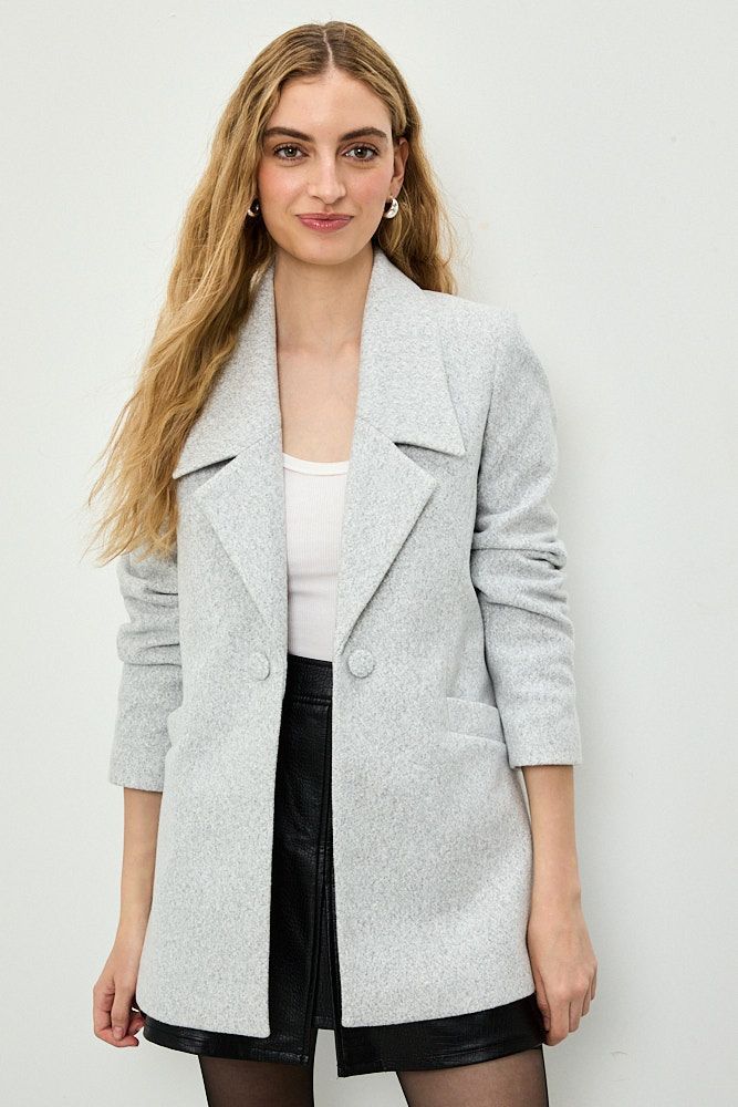 Chaqueton Liso Gris 17220125058113-0