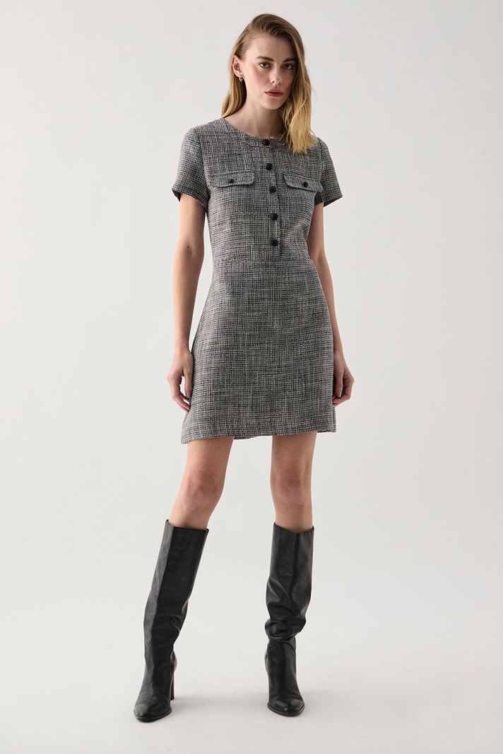 Vestido Liso Negro 13007125054102-0