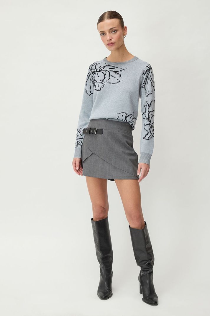 Short Liso Gris 11220125053113-0