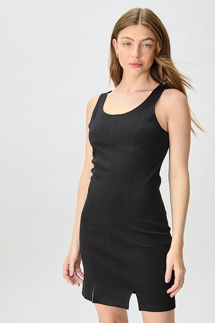 Vestido Liso Negro iO 13020125052102-2