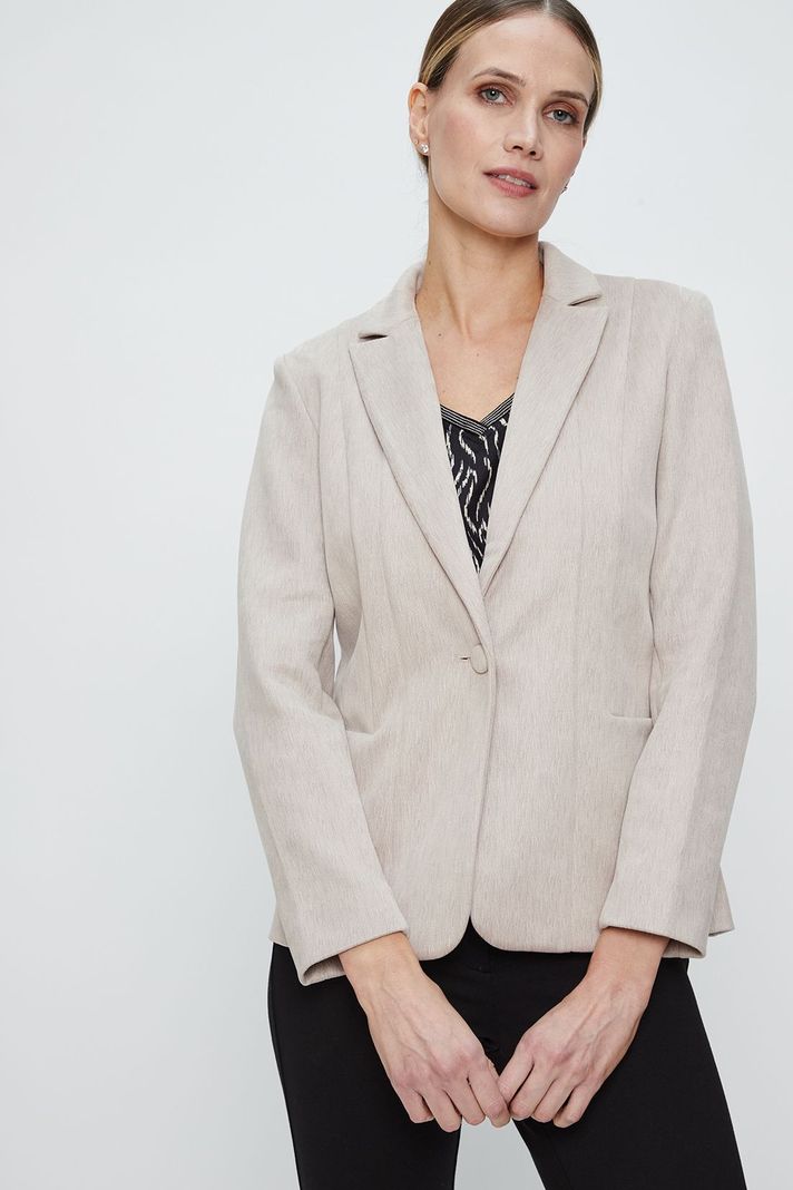 Blazer Fantasia Beige Ma Griffe 16102224050106-0