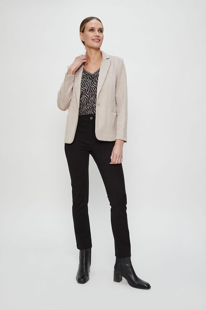 Blazer Fantasia Beige Ma Griffe 16102224050106-1