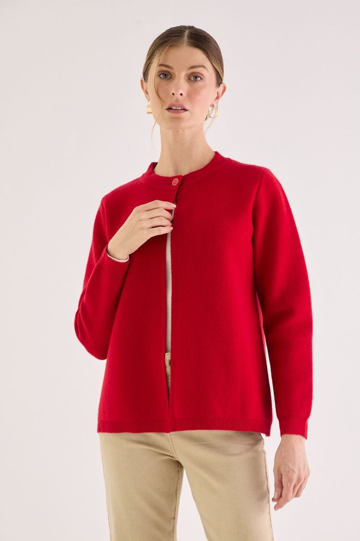 Tejido Cerrado Liso Rojo 18002125051103-0