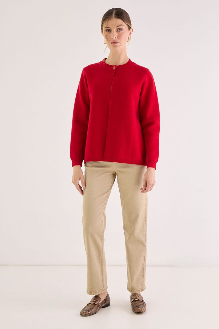 Tejido Cerrado Liso Rojo 18002125051103-4
