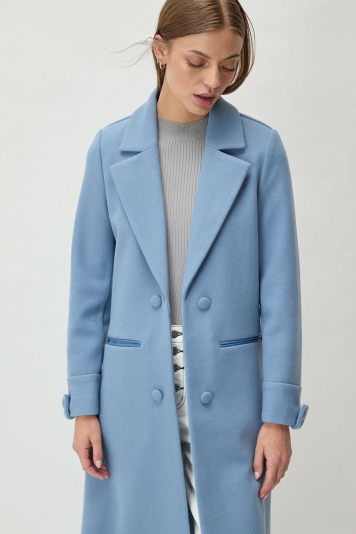 Chaqueton Liso Celeste 17220125051110-0