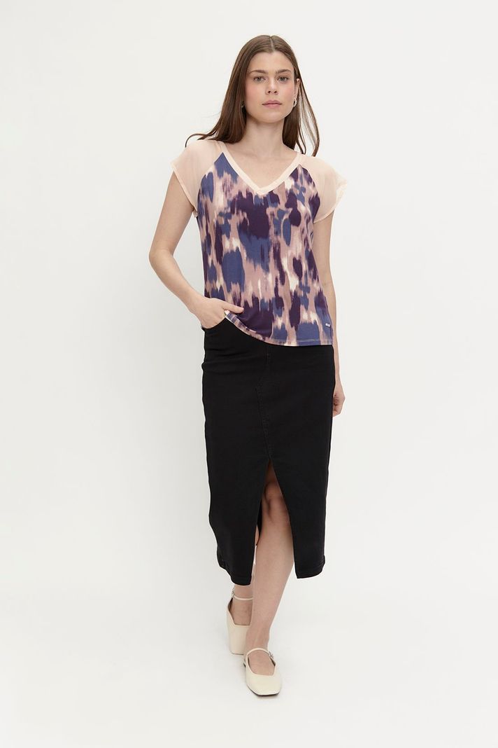 Polera Estampada Morado Ash 14307224002121-4