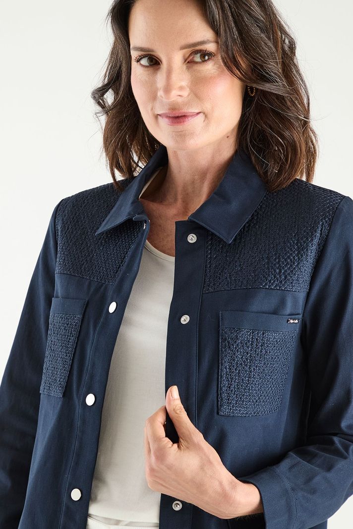 Chaqueta Sobrecamisa Azul Ma Griffe 17502125001104-0