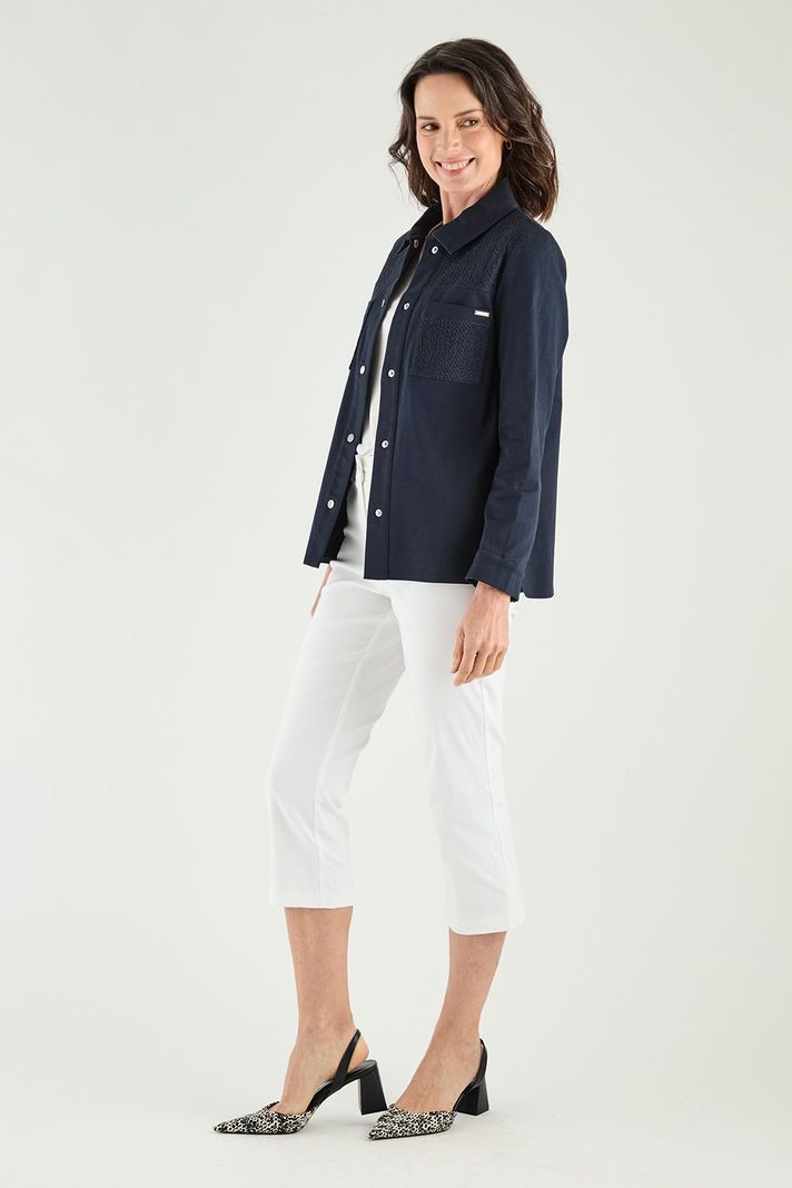 Chaqueta Sobrecamisa Azul Ma Griffe 17502125001104-2