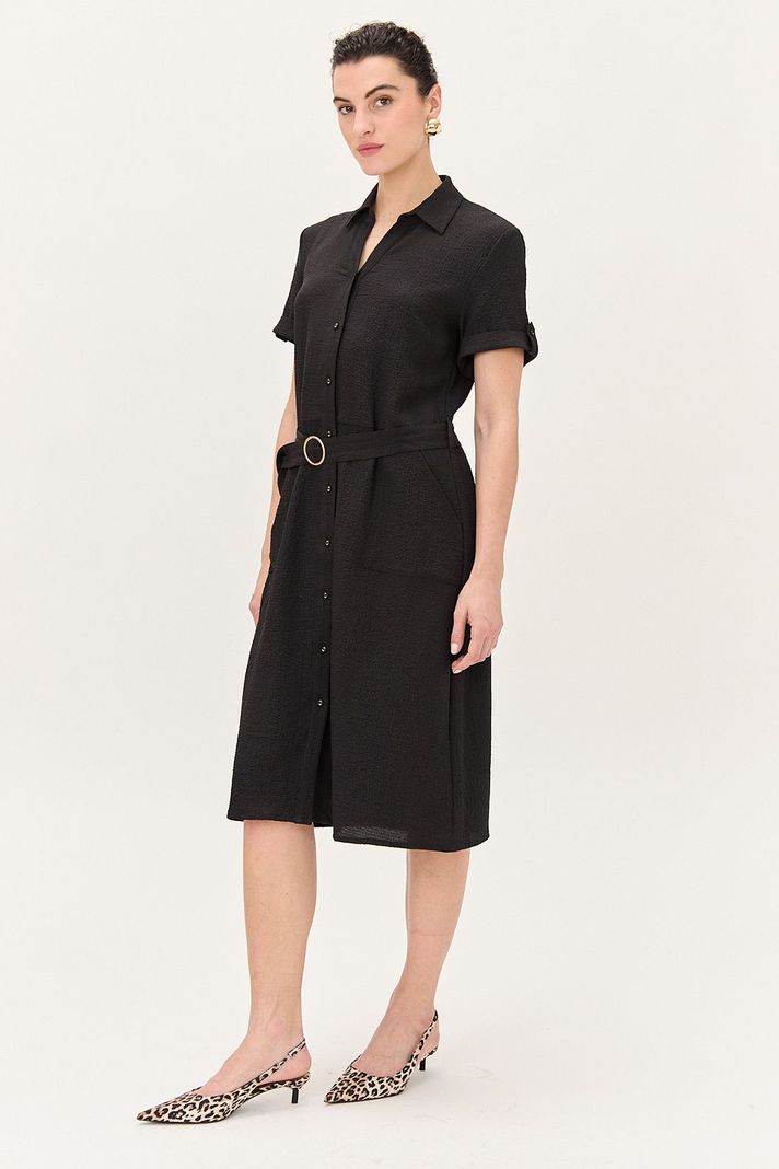 Vestido Camisero Negro Ma Griffe 13002224003102-1