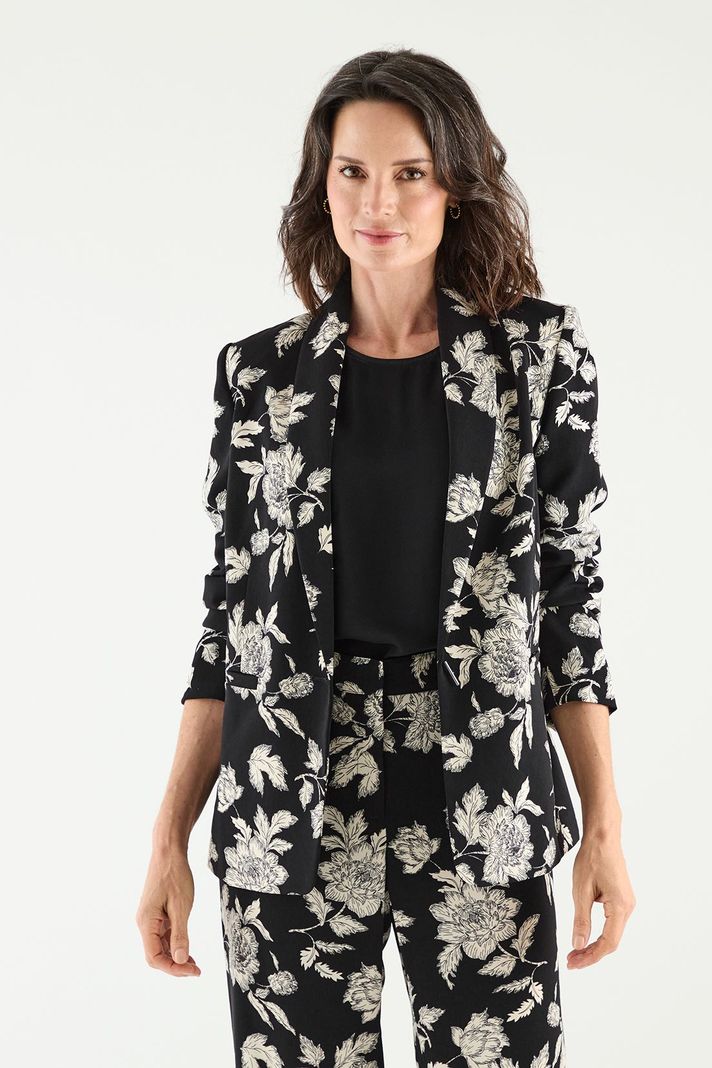 Blazer Estampado Negro Ma Griffe 16102125050102-4