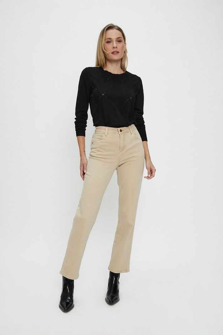 Jeans Liso Beige Ma Griffe 11302224001106-0