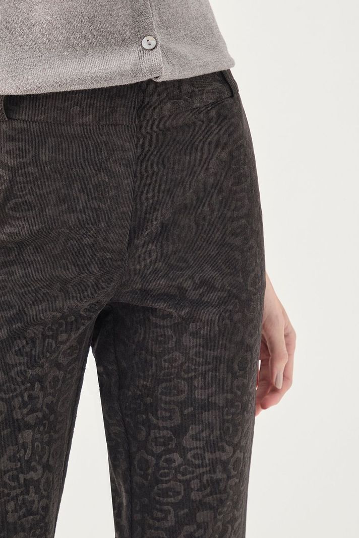 Pantalon Fit Pitillo Gris 11007125056163-2