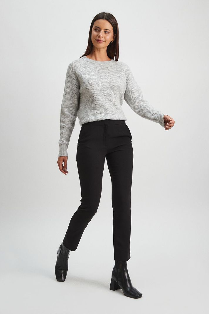 Pantalon Liso Negro Ash 11007224054102-0