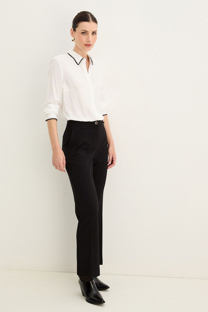Pantalon  Formal Recto Negro 11002125056102-4