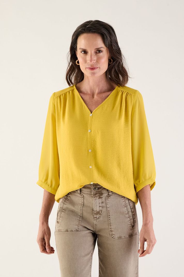 Blusa Lisa Mostaza 14002125006314-0