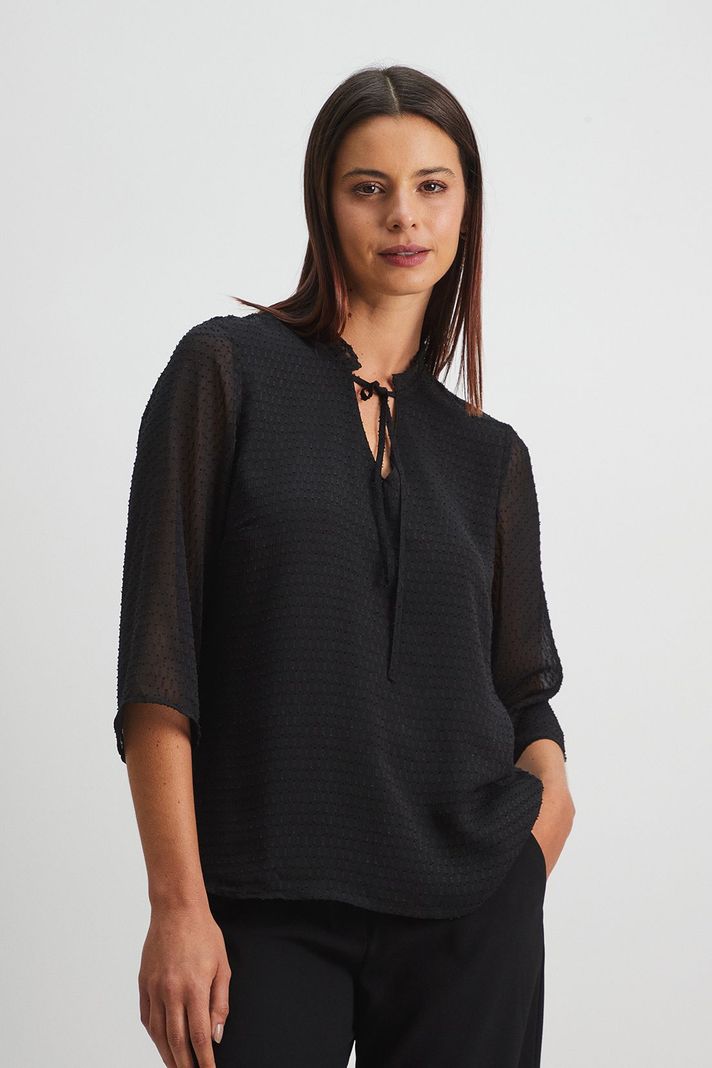 Blusa Lisa Negro Ash 14007224006102-2
