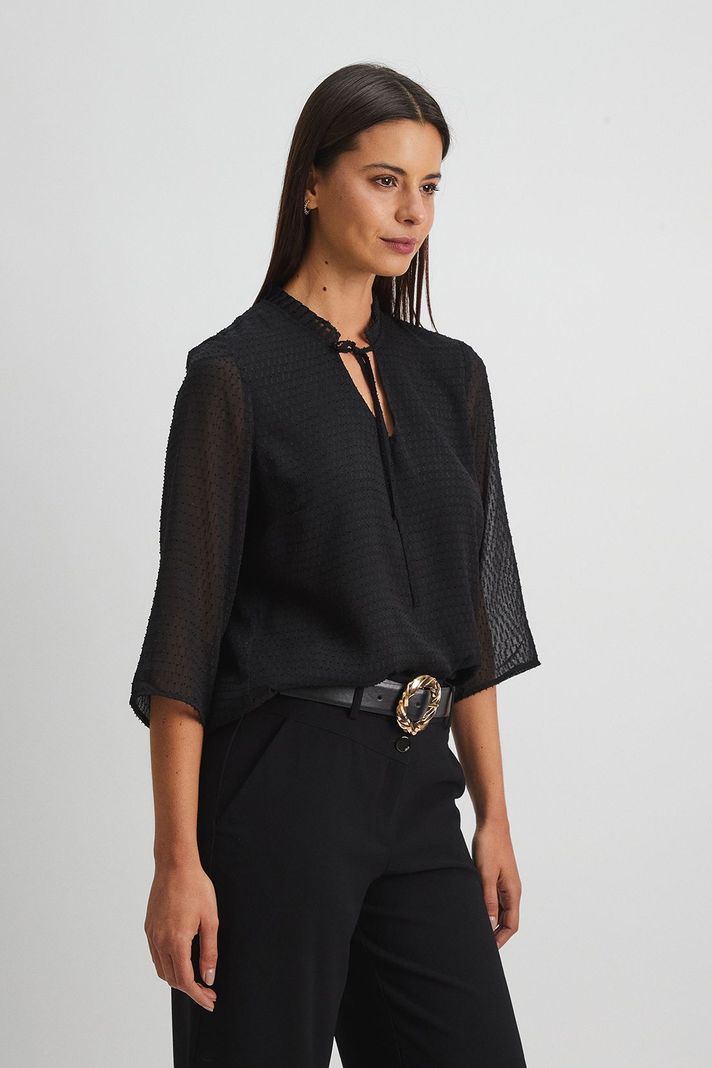Blusa Lisa Negro Ash 14007224006102-3