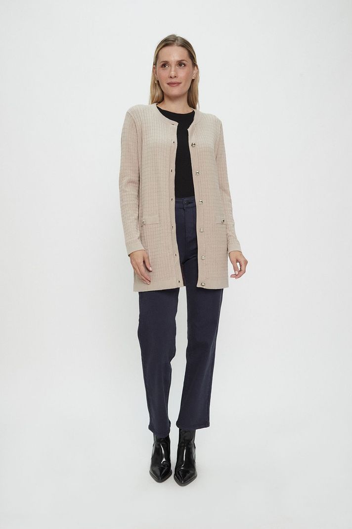 Chaleco Liso Beige Ma Griffe 18002224002106-0