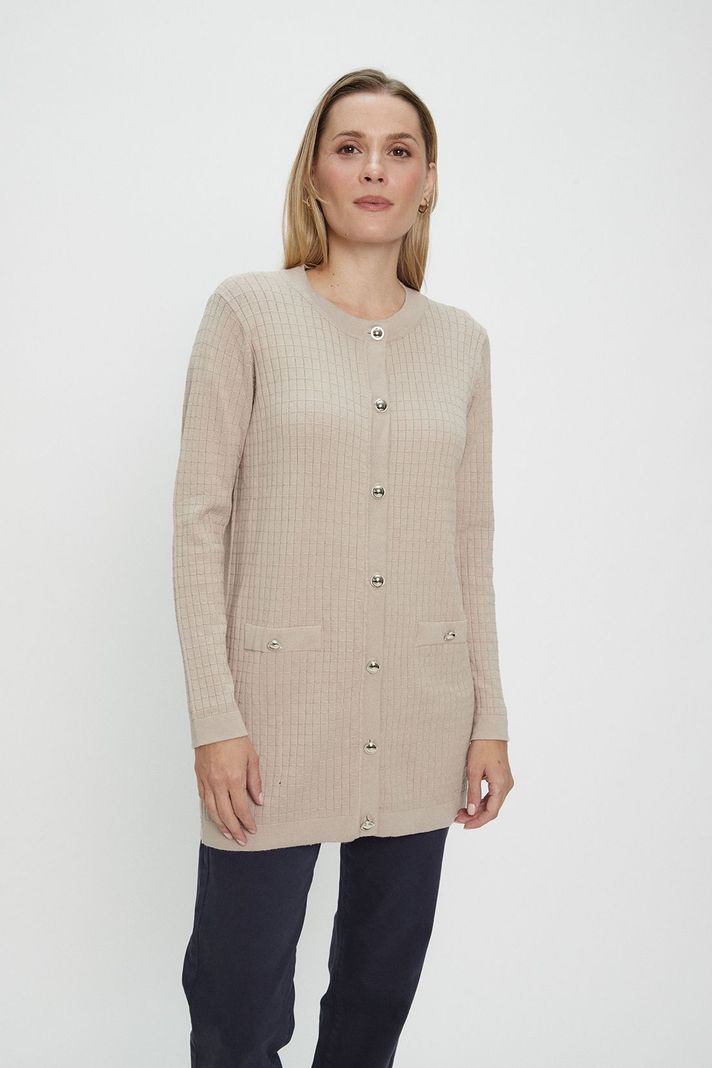 Chaleco Liso Beige Ma Griffe 18002224002106-2