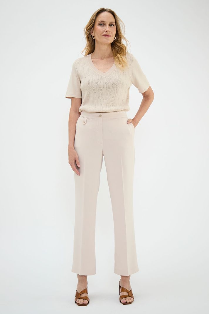 Pantalon Formal Recto Beige Ma Griffe 11002125050106-0