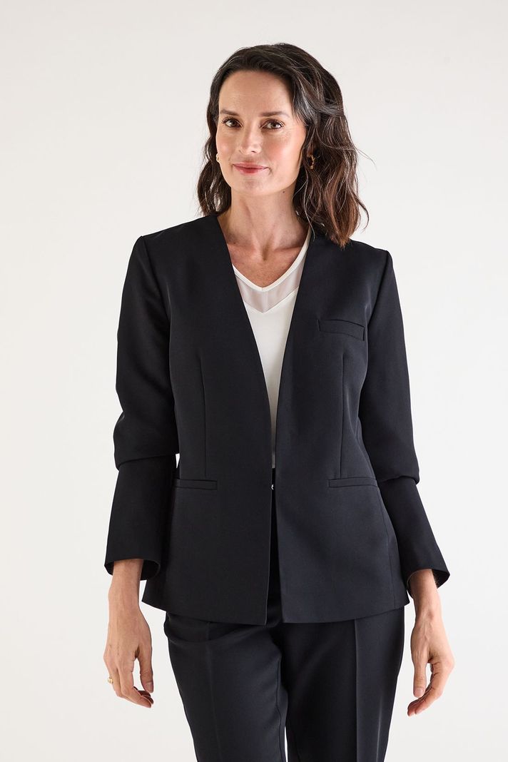 Blazer Liso Negro 16002125002102-0