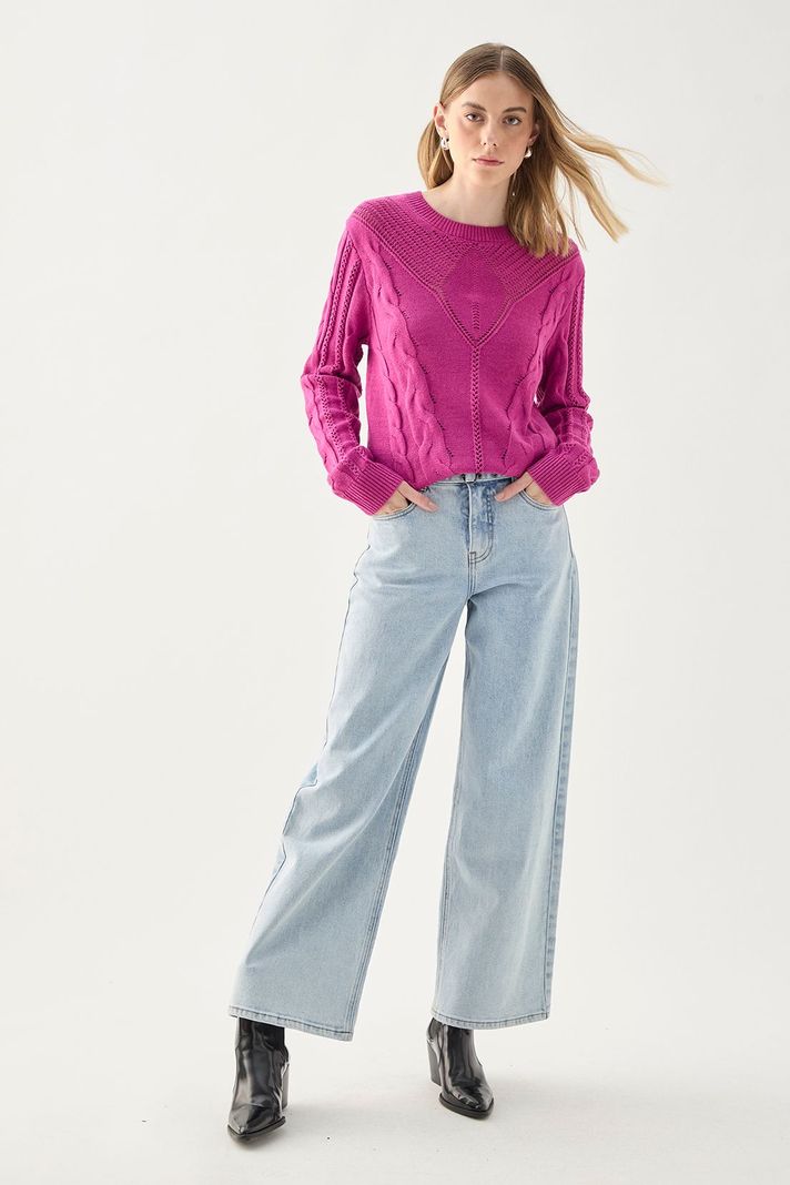Sweater Liso Morado 18107125003121-1