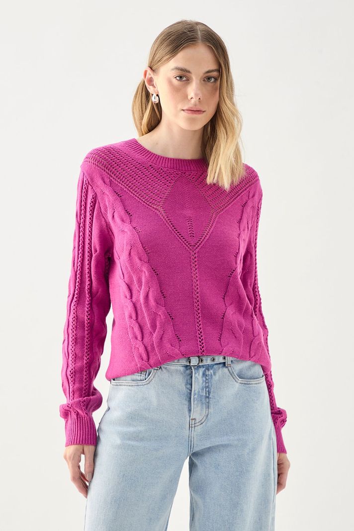 Sweater Liso Morado 18107125003121-4