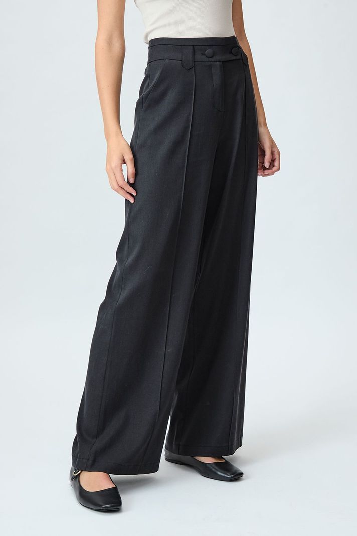 Pantalon Liso Negro iO 11020125002102-1