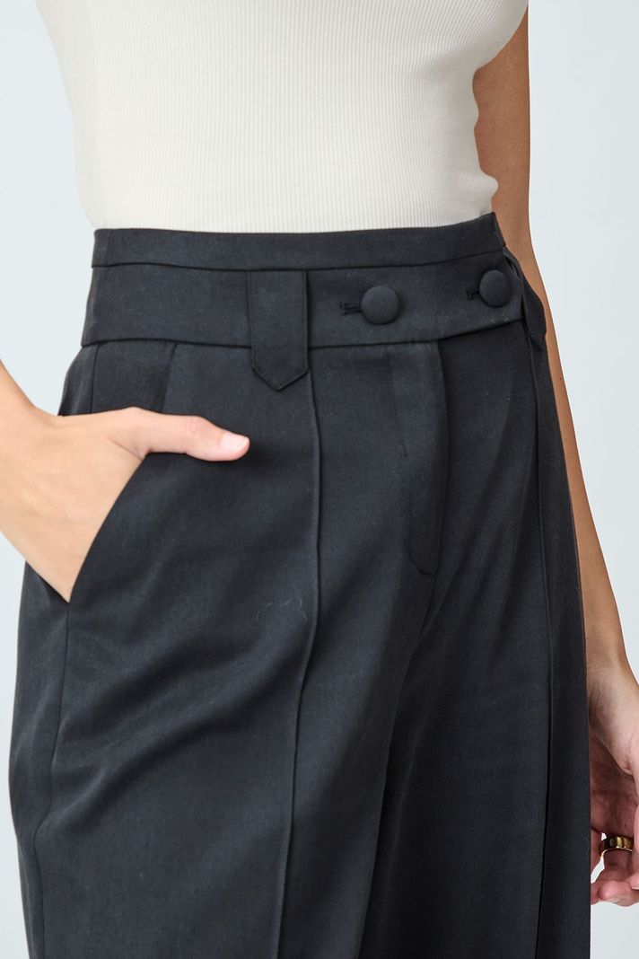 Pantalon Liso Negro iO 11020125002102-2