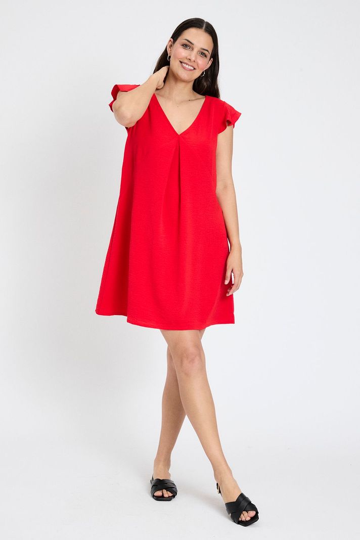 Vestido Liso Rojo Ash 13007224009103-0