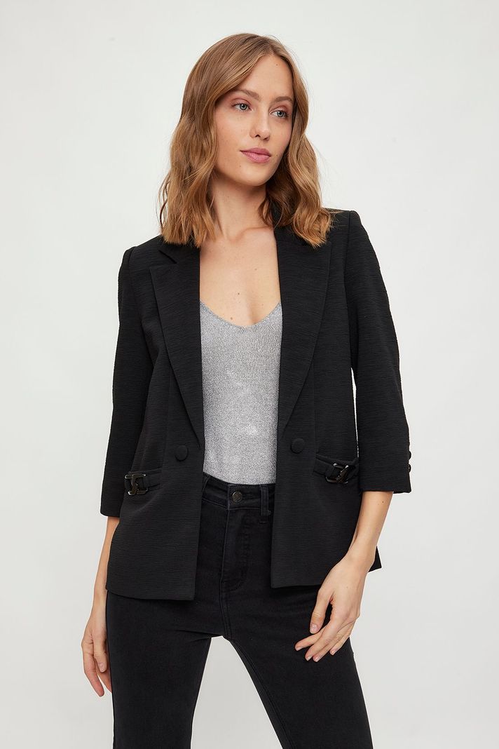 Blazer Liso Negro iO 16020224006102-0