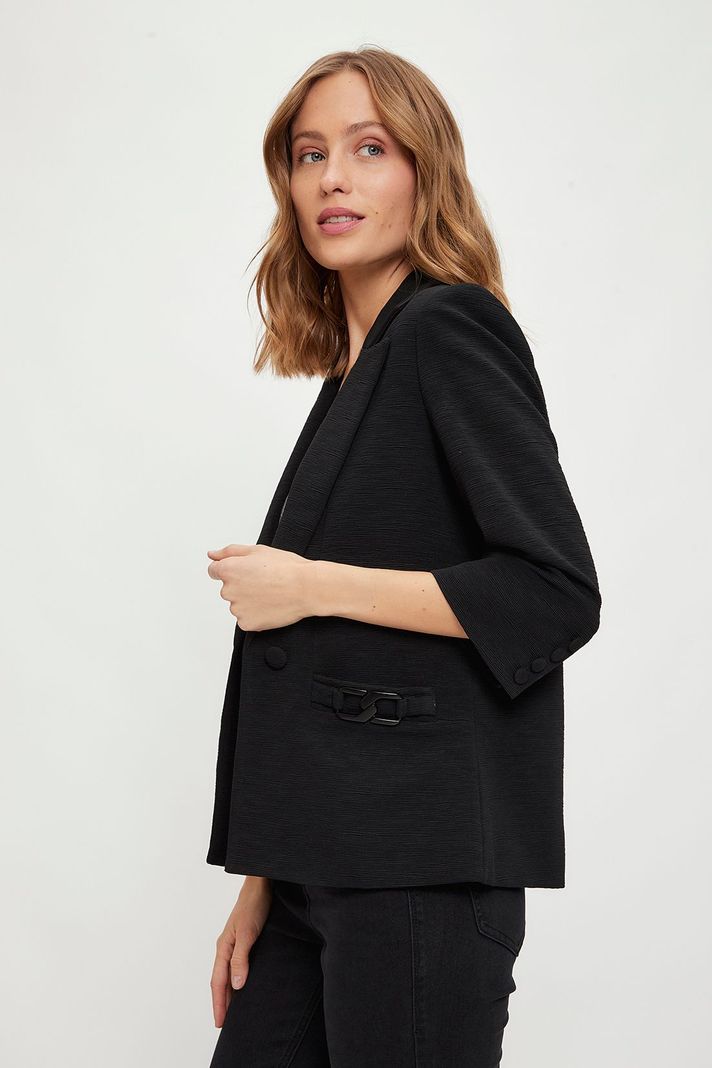 Blazer Liso Negro iO 16020224006102-3