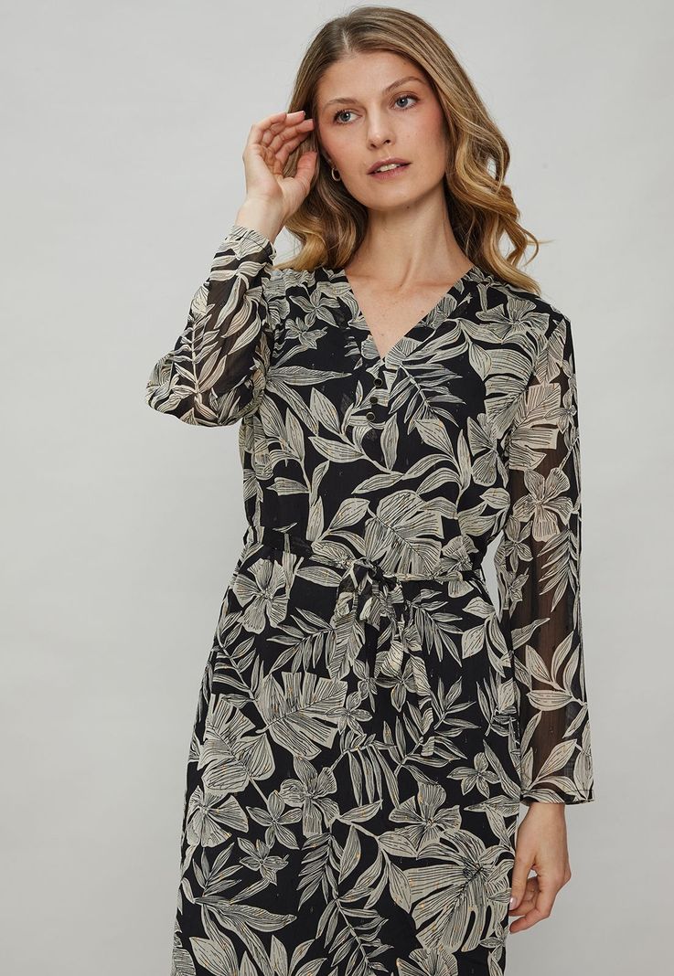 Vestido Tipo Jumper Negro Ma Griffe 13002124003102-2