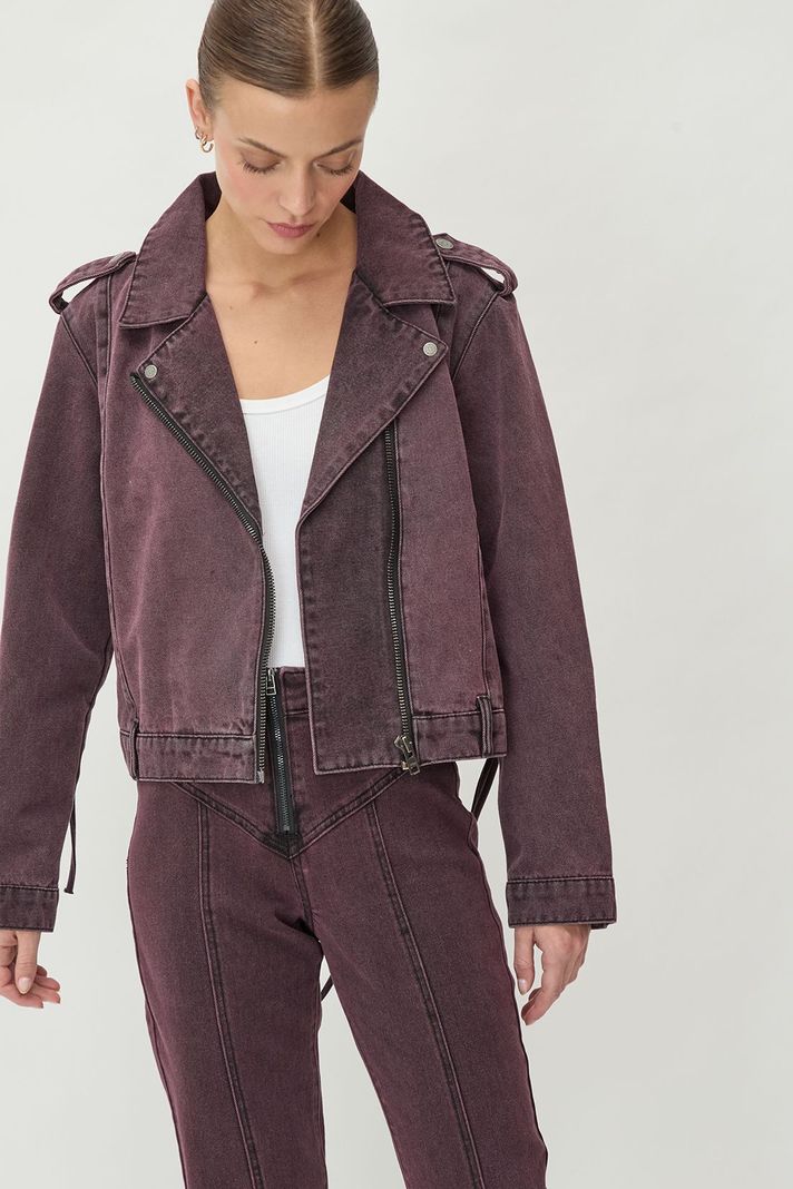 Chaqueta Mezclilla Burdeos 17820125051112-1