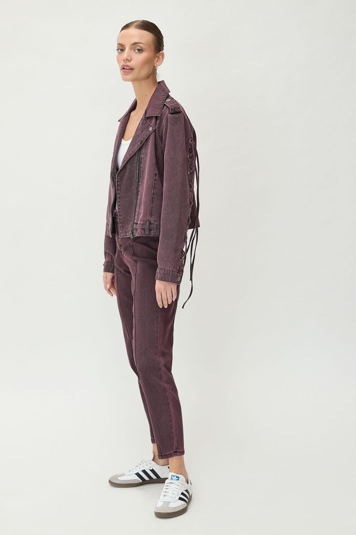 Chaqueta Mezclilla Burdeos 17820125051112-3